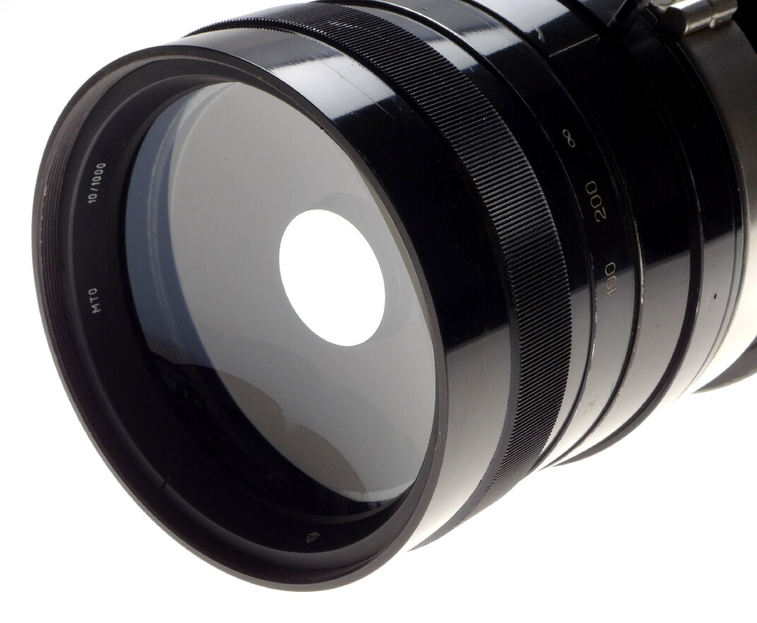 Mto 10/1000 ca mirror-meniscus telephoto russian lens filters wooden keeper