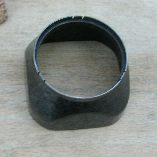 37mm push fit slip on square lens hood shade 6×6