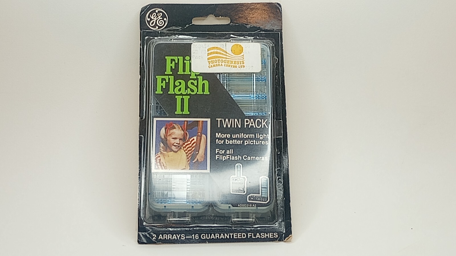 Vintage GE Flip Flash II Twin Pack Flash Arrays for FlipFlash Cameras Sealed NOS