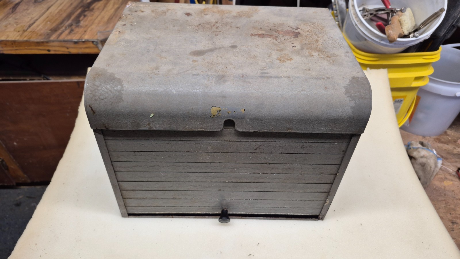 Vintage 50s 60s Brumberger Dark Room Roll Top Storage Box – Made in the USA
