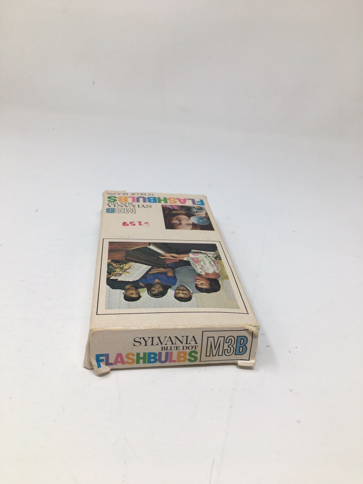Sylvania M3B Blue Dot Camera Flashbulbs 9 Unused Blue Dot Bulbs Flash Bulbs