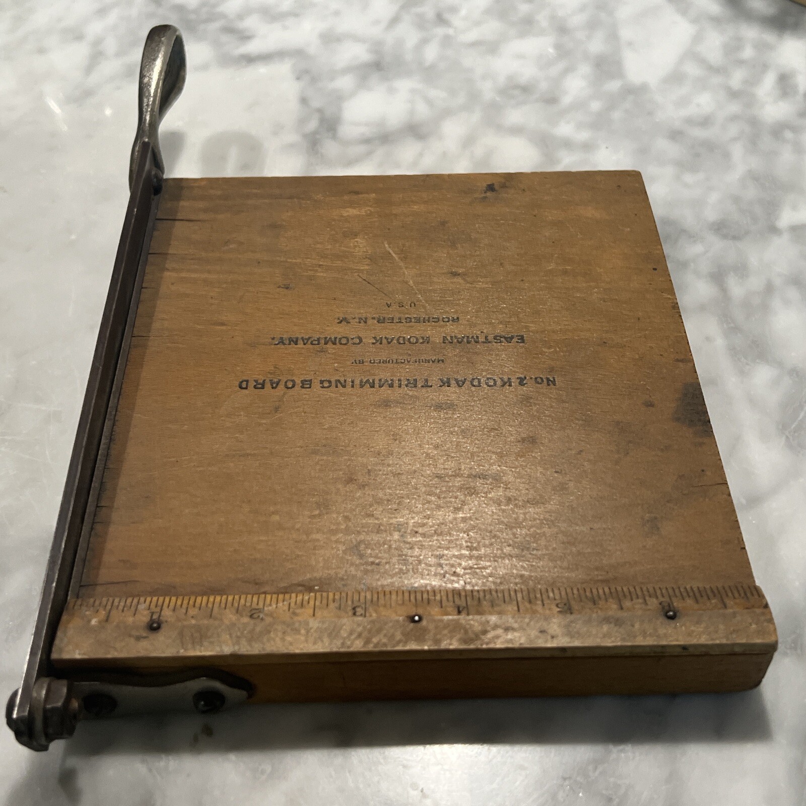 Vintage Eastman Kodak No. 2 Trimming Board Rochester NY USA Photography Advert.