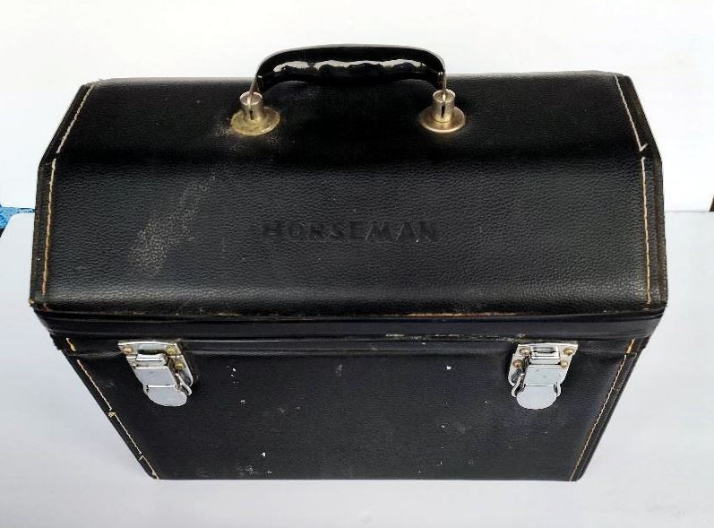 Vintage Horseman Genuine Camera Case (Black)