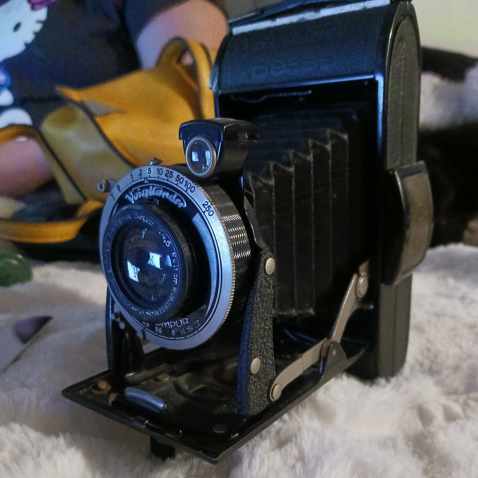 Voigtlander Bessa Rollfilm Folding Camera Voigtar 6.3 10.5cm