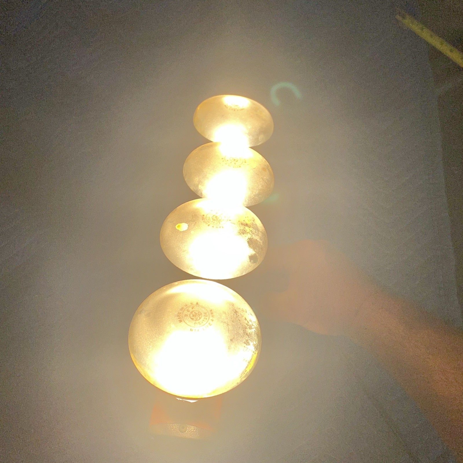 Vintage ACME MOV-E-LITE 4 Lamp Light Bar 14-3/4″ Tested Working