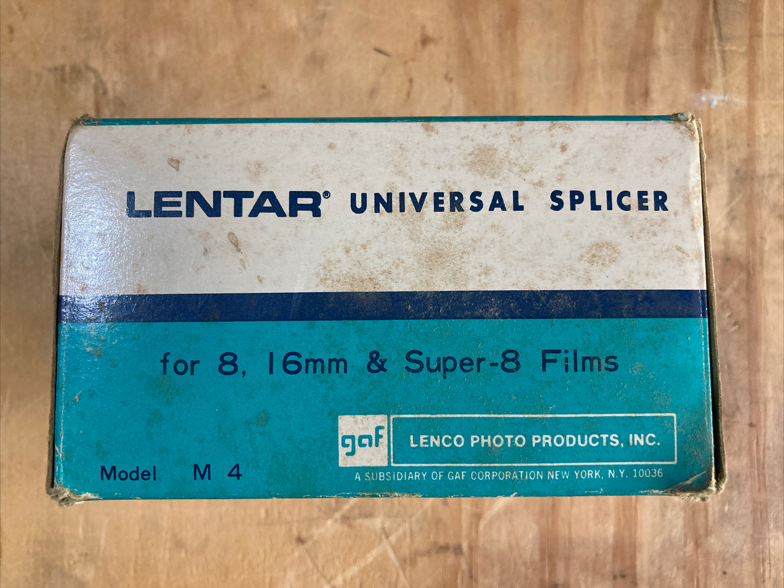 Vintage Lentar Universal Film Splicer for 8mm 16mm super 8 films Model M 4