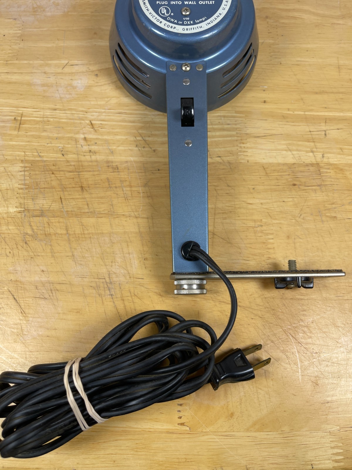Smith Victor Model L5 Photo Light Clamp Mount 650W Vintage Tested USA