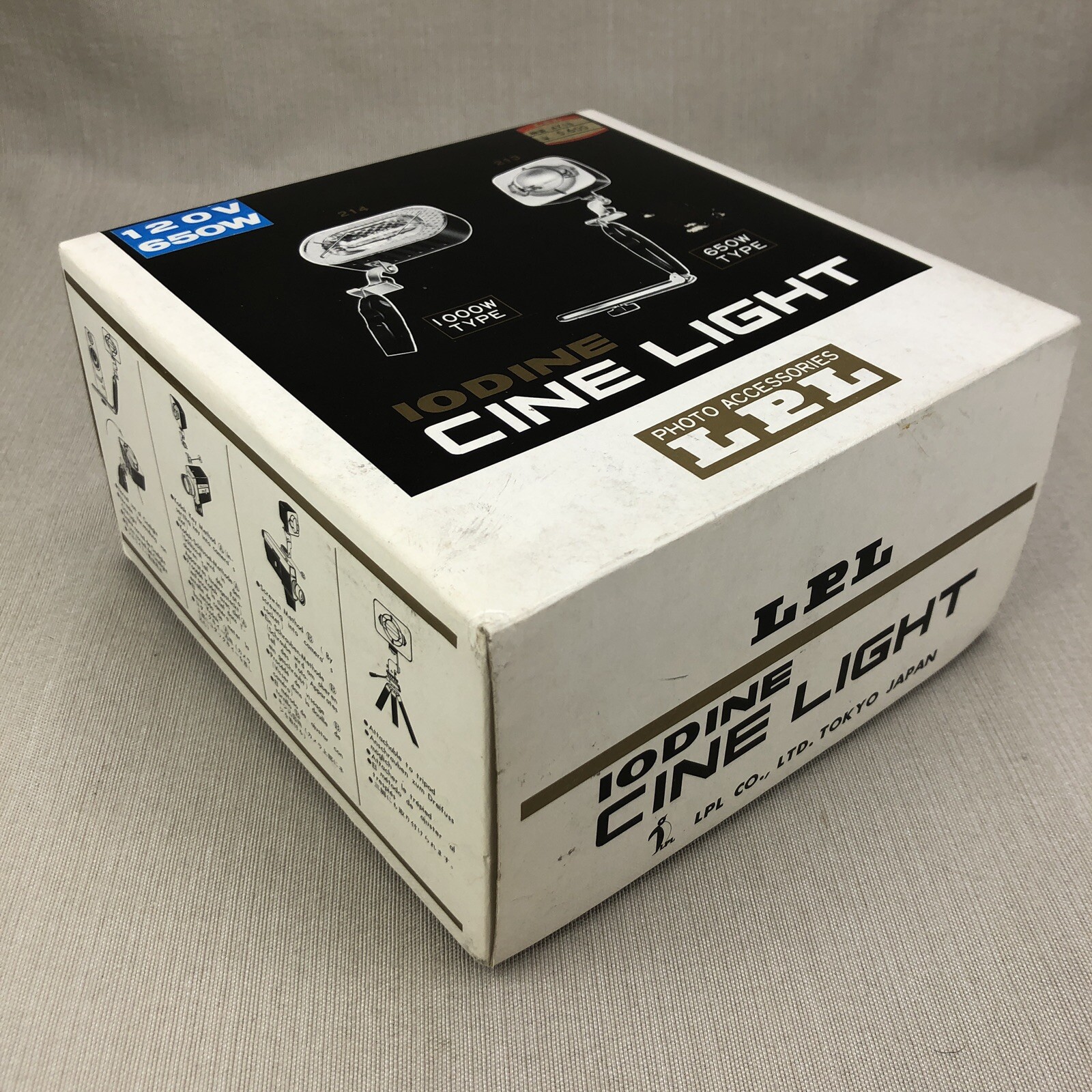 Iodine CINE LIGHT No 213 LPL Photo 120v 650w Tokyo Japan CineLight Video