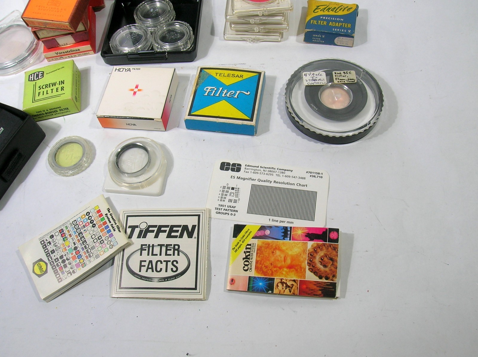 LARGE LOT OF VINTAGE CAMERAS ZEISS, ETC. FILTERS & ACCESSORIES – BEST OFFER