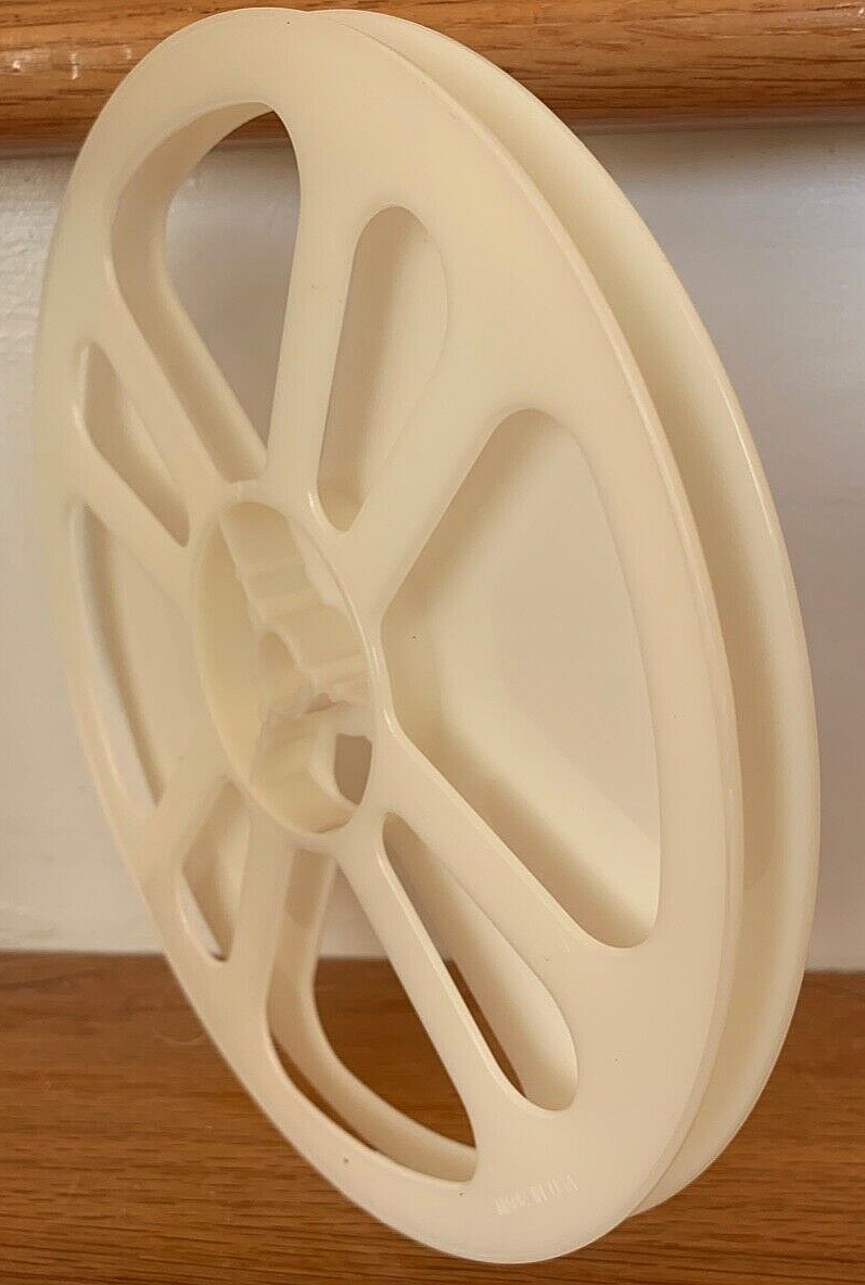 SUPER-8 400 ft. White Plastic Movie Film Reels – BRAND NEW 5-Reel Pack Super 8mm