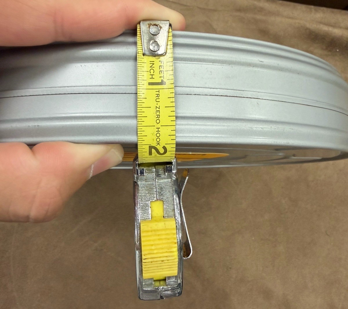 Kodak Eastman 35mm 1000ft Metal Film Can 10 3/4 Size 2pcs Excellent Condition