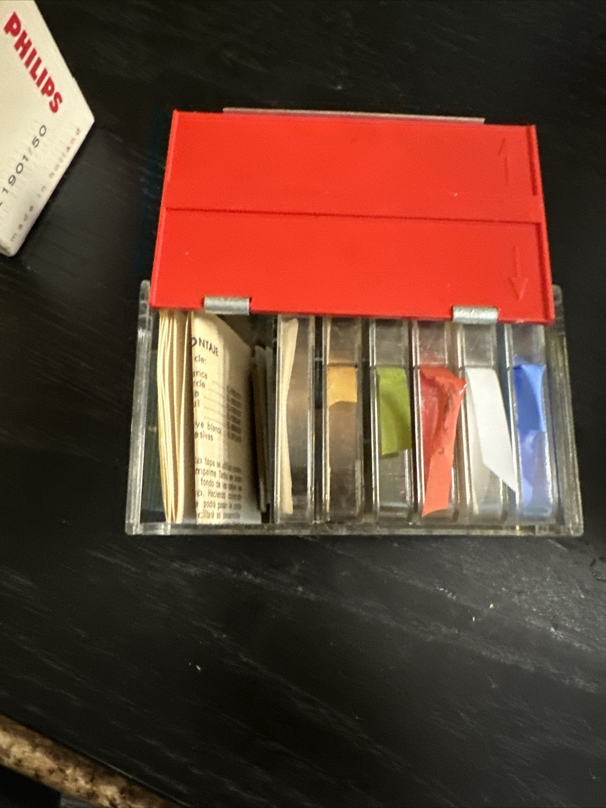 Philips Splicing Kit Montage Set Cutter Box Film 8mm Movie Film NOS