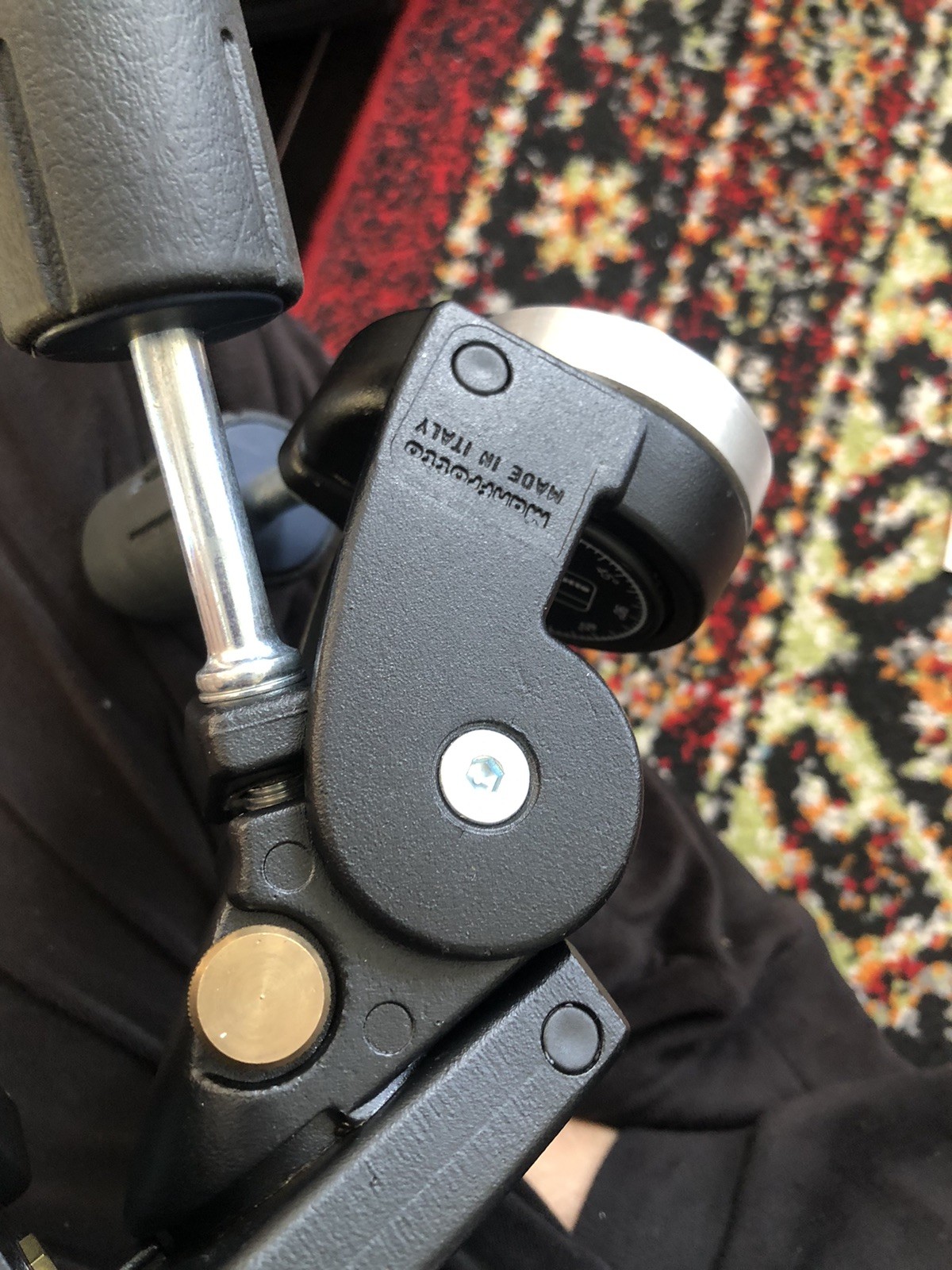 Manfrotto 029 Three Way Pan Head With QR Plate