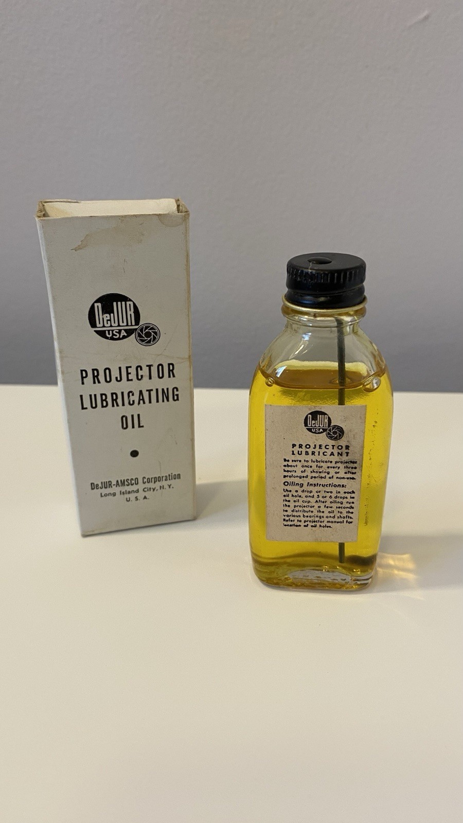 DeJur Vintage PROJECTOR LUBRICATING OIL