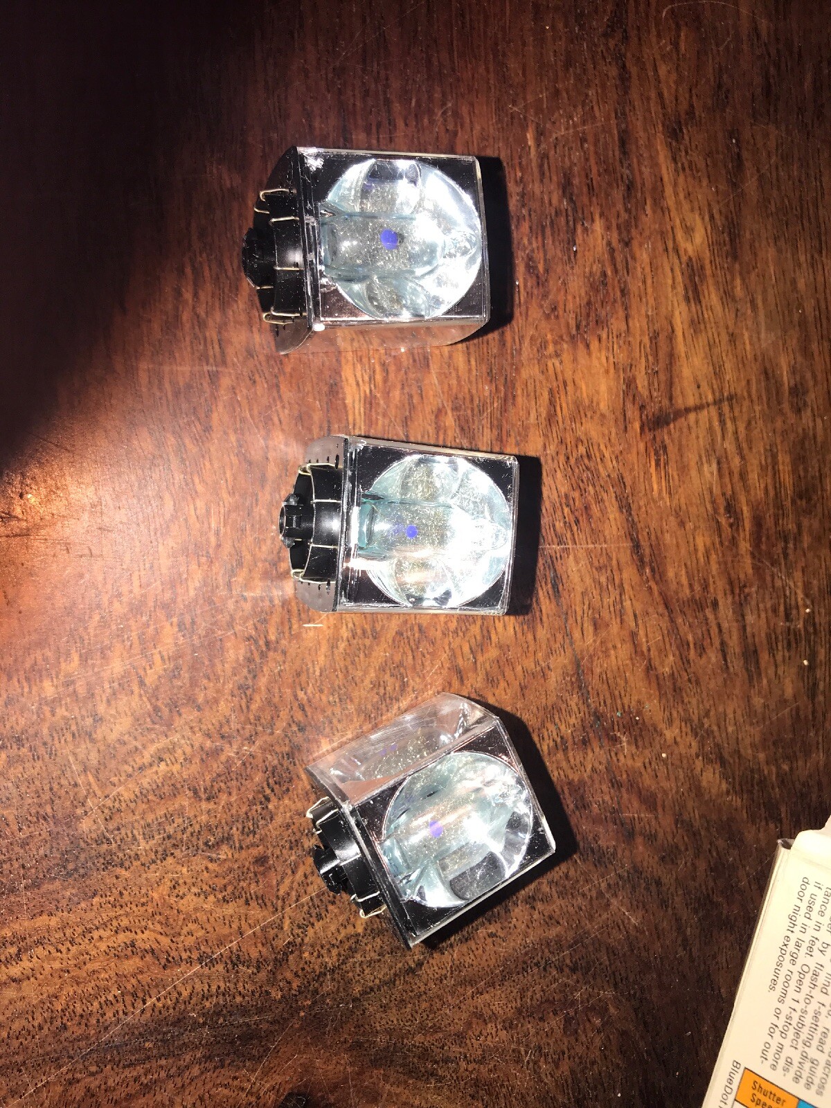 Vintage Sylvania Blue Dot Flashcubes Cubes Flashes New Old Stock