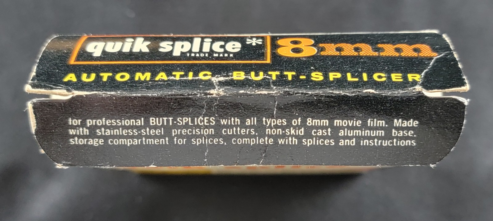 Vintage Hudson Photographic Quik Splice 8mm Automatic Butt Splicer Untested Film