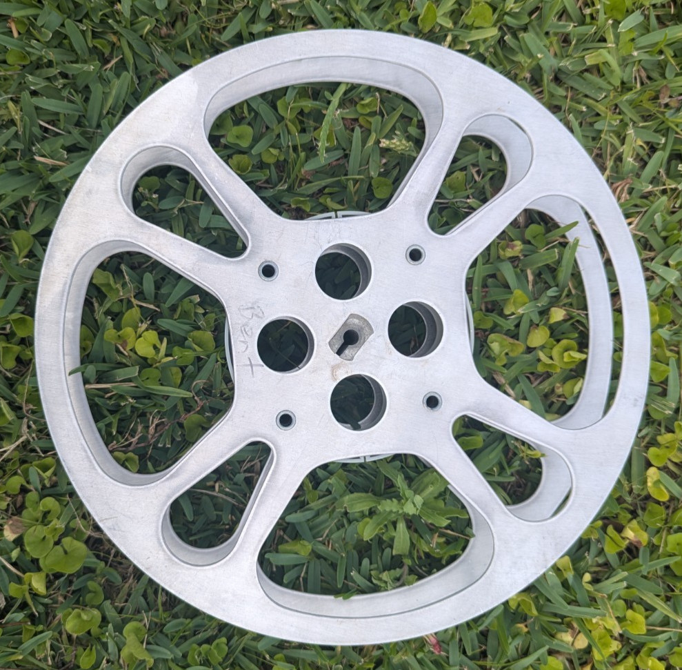 Vintage Metal Movie Reel 12” Diameter Lot of 3