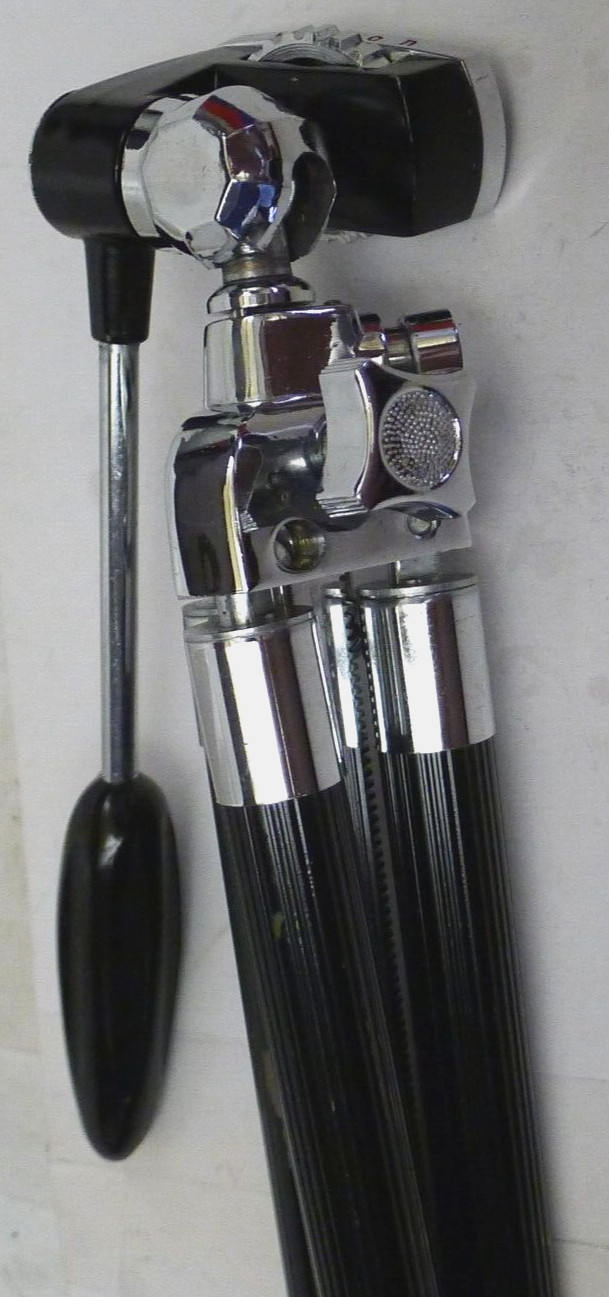 Manon Compact Telescopic Tripod w/Elevator Hand Crank +Original Case -Japan