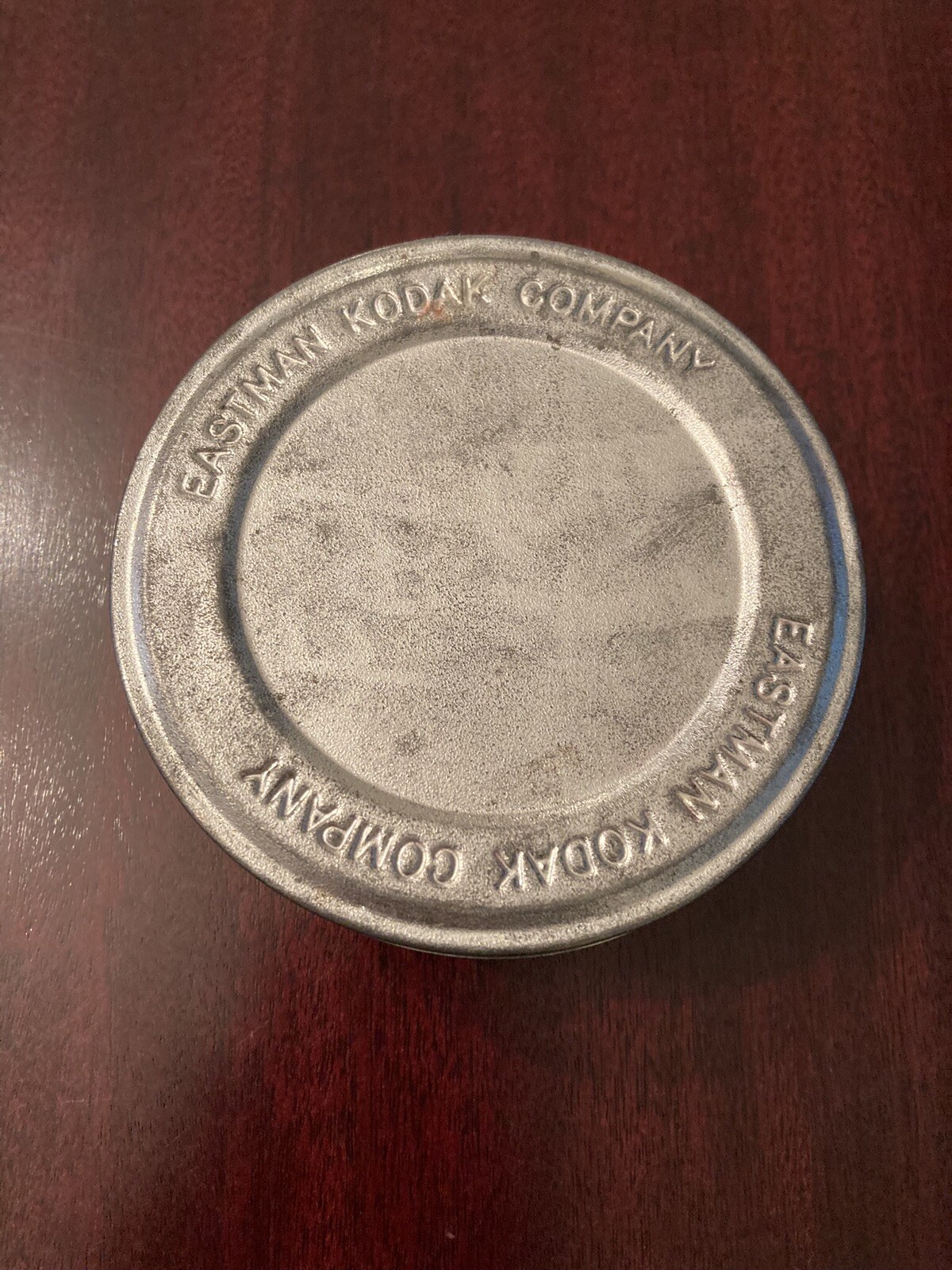 Vintage Eastman Kodak Company 35mm Film Canister Tin Pan 3 3/4 Wide Metal