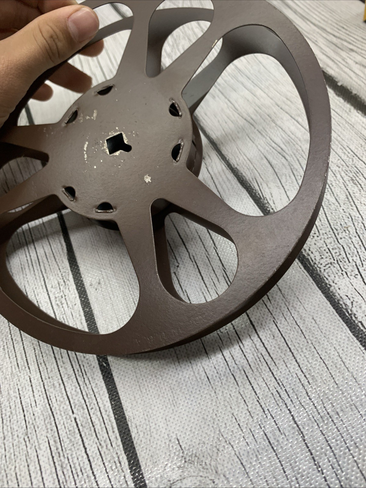 Golden Brothers Film Reel PAT 7” 122.017 Brown