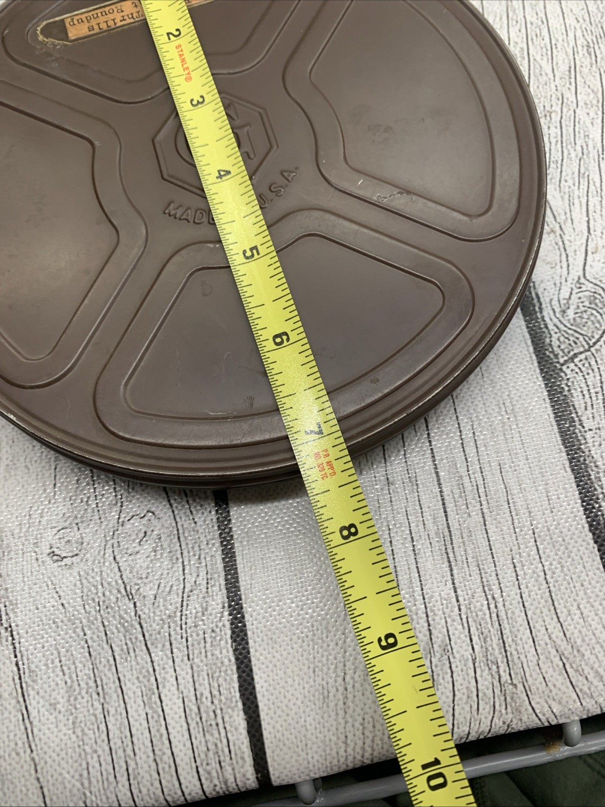 Golden Brothers Film Reel Case 7 1/4