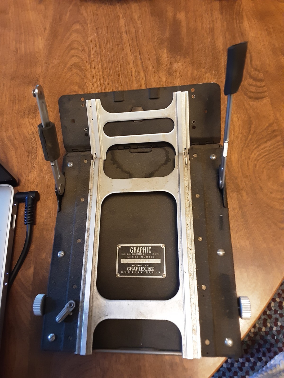 Graflex Crown Speed Camera Front Door with Flap. Please read for shipping refund