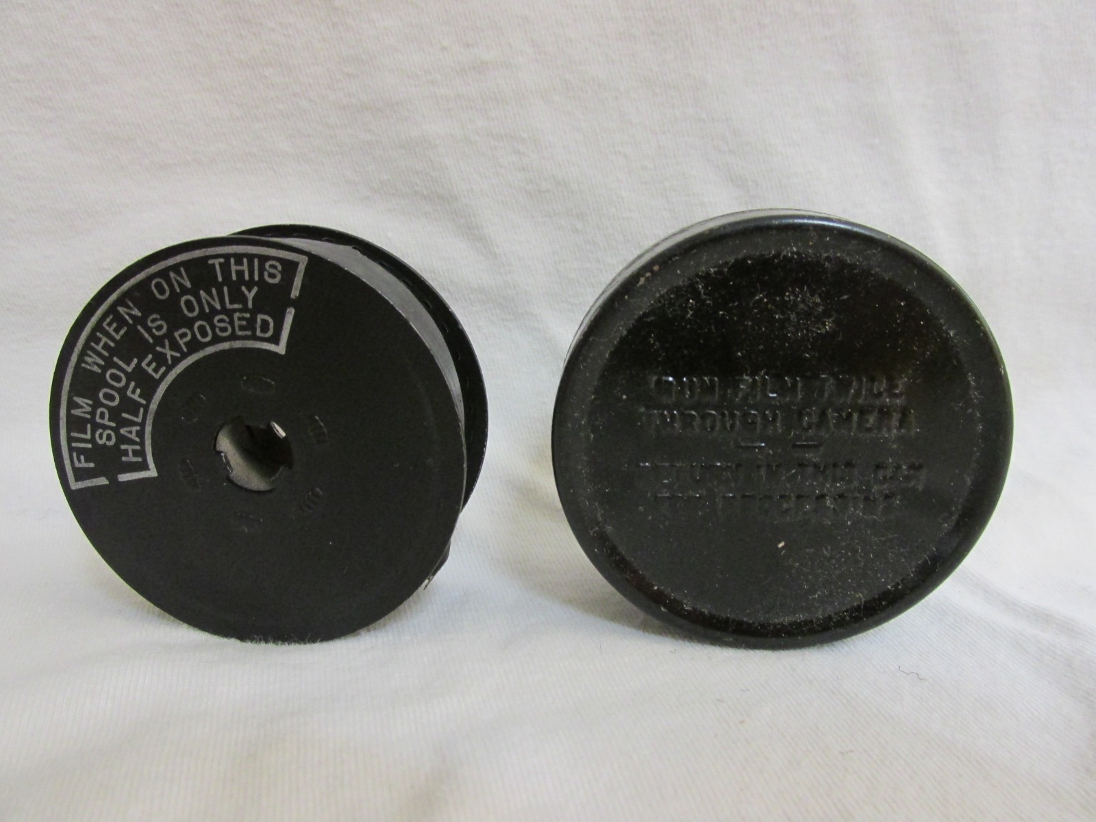 VINTAGE KODAK 16mm MOVIE FILM CANISTER WITH FILM INSIDE