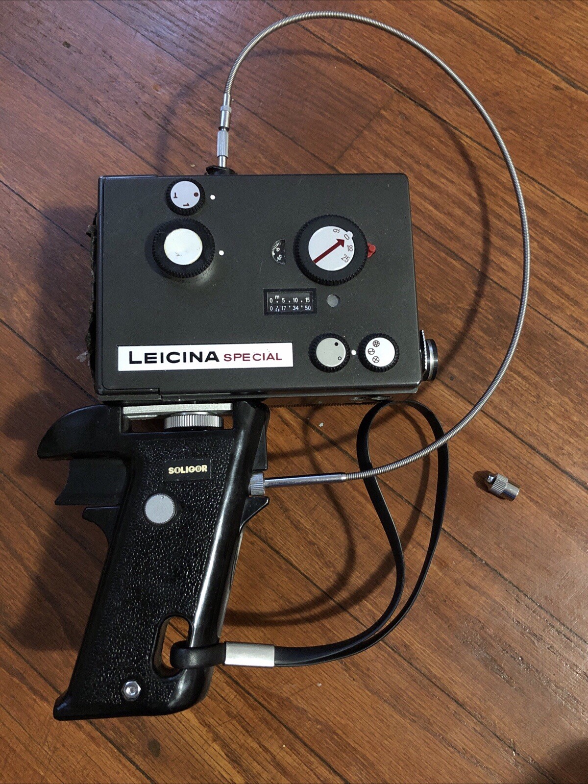 Leicina Special Super 8mm Film Hand Grip Shutter Release Cable Arri Kodak