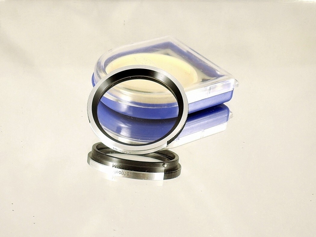 Flexaret UV B36 Filter Meopta Accessories Bayonet RARE + right blue plastic box.