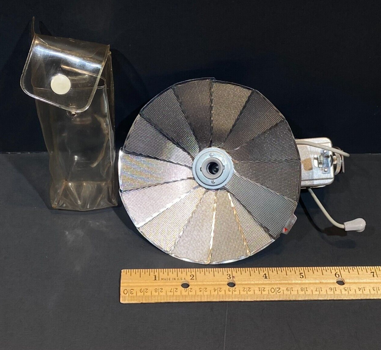 VTG Bower Flash Gun w/ Fan Disc for Camera Original Case Made in Japan Untested