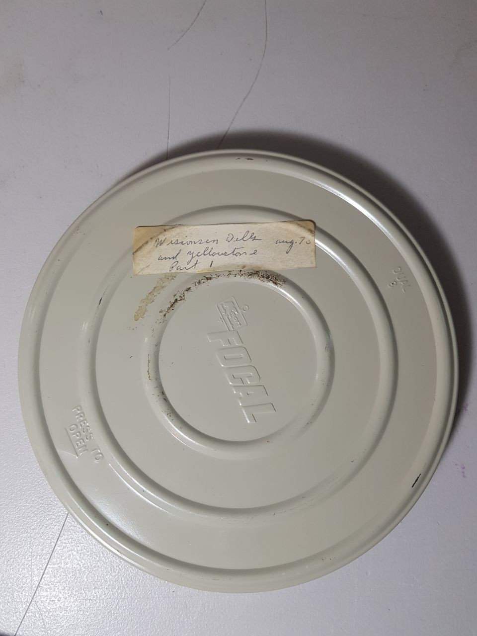 Vintage Kmart Focal Dual 8mm Film Reel Metal Cans Lot of 6 Harwood Chicago 400ft