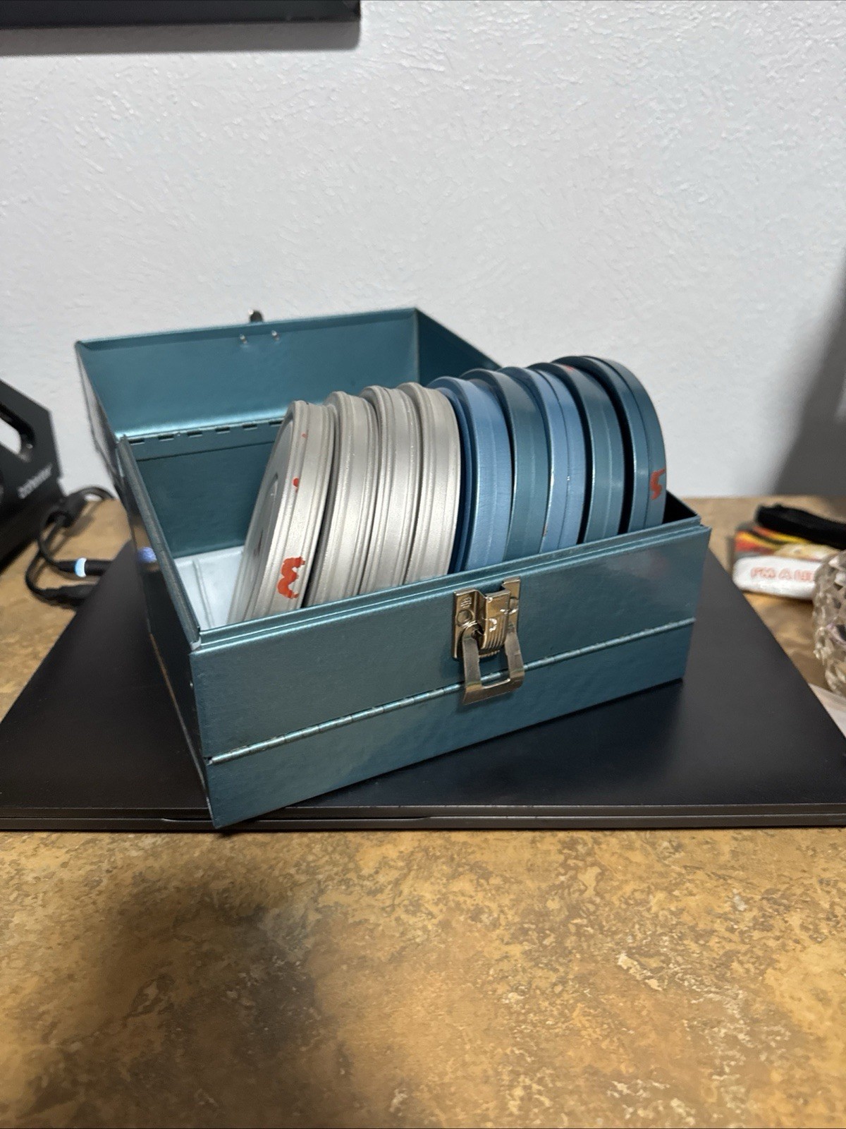 Vintage 8mm Home Movies Cases And Carry Case Metal
