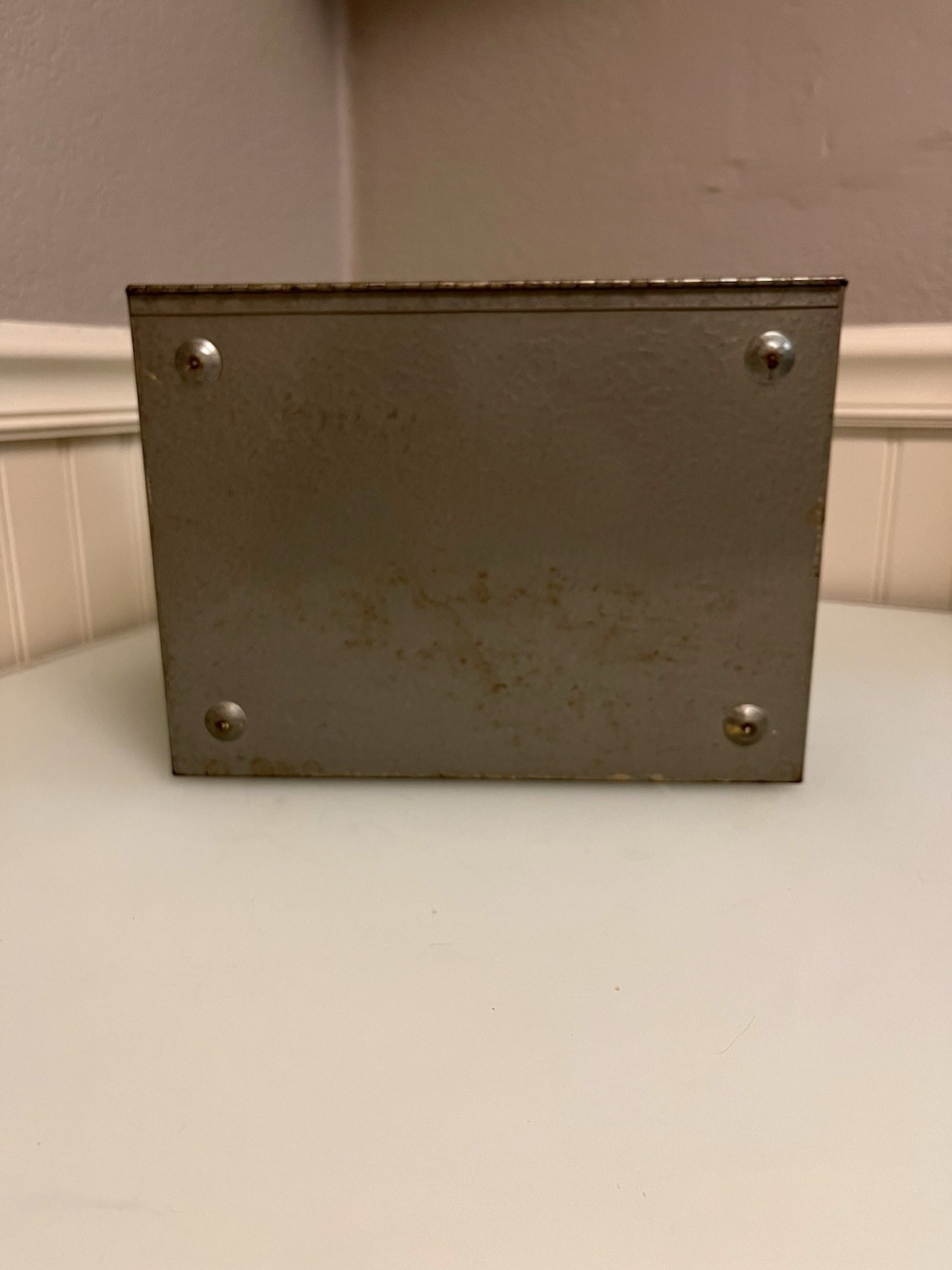 Brumberger Metal Divided 35 mm Slide Container Carrying Case