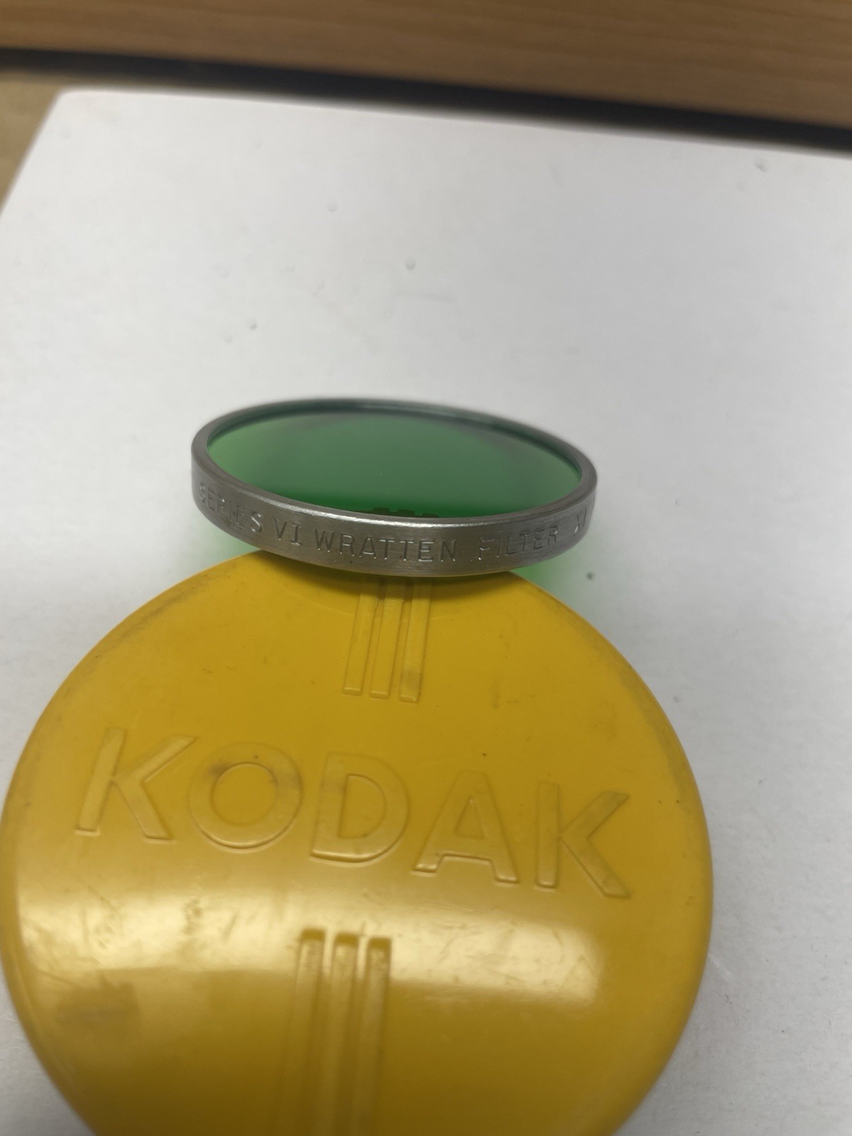 Kodak Series VI Wratten Filters Camera Lens Filters Green & Yellow Tower