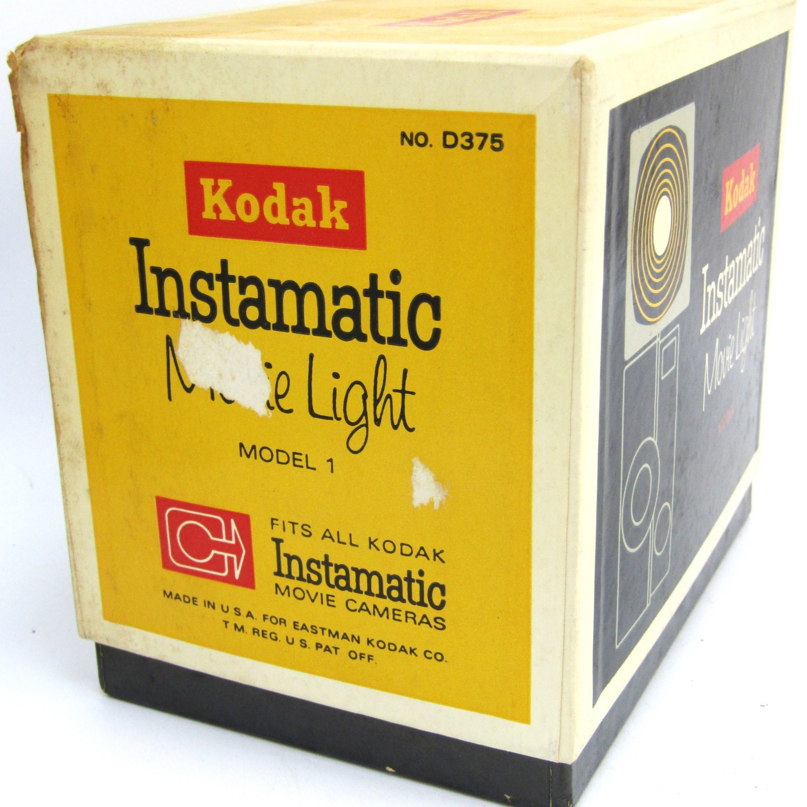Vintage Kodak Instamatic Movie Light Model 1 in Original Box