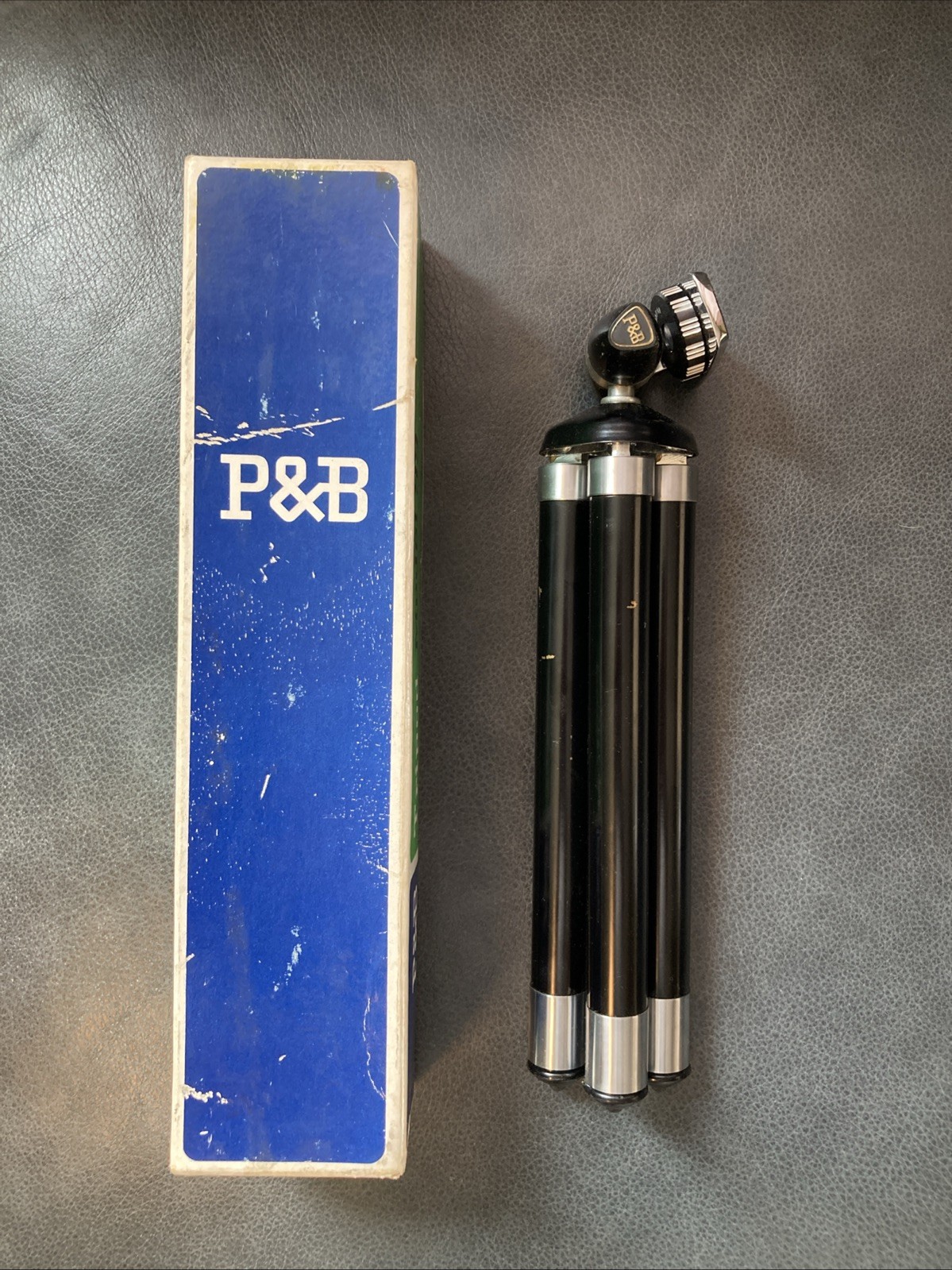 Vtg P&B Ponder Best Camera Tripod Model 99 10”-48″ Adjustable Height Telescoping