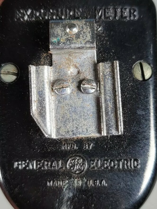 Vintage Polaroid Speed Exposure Meter with Leather Case Made in USA by GE