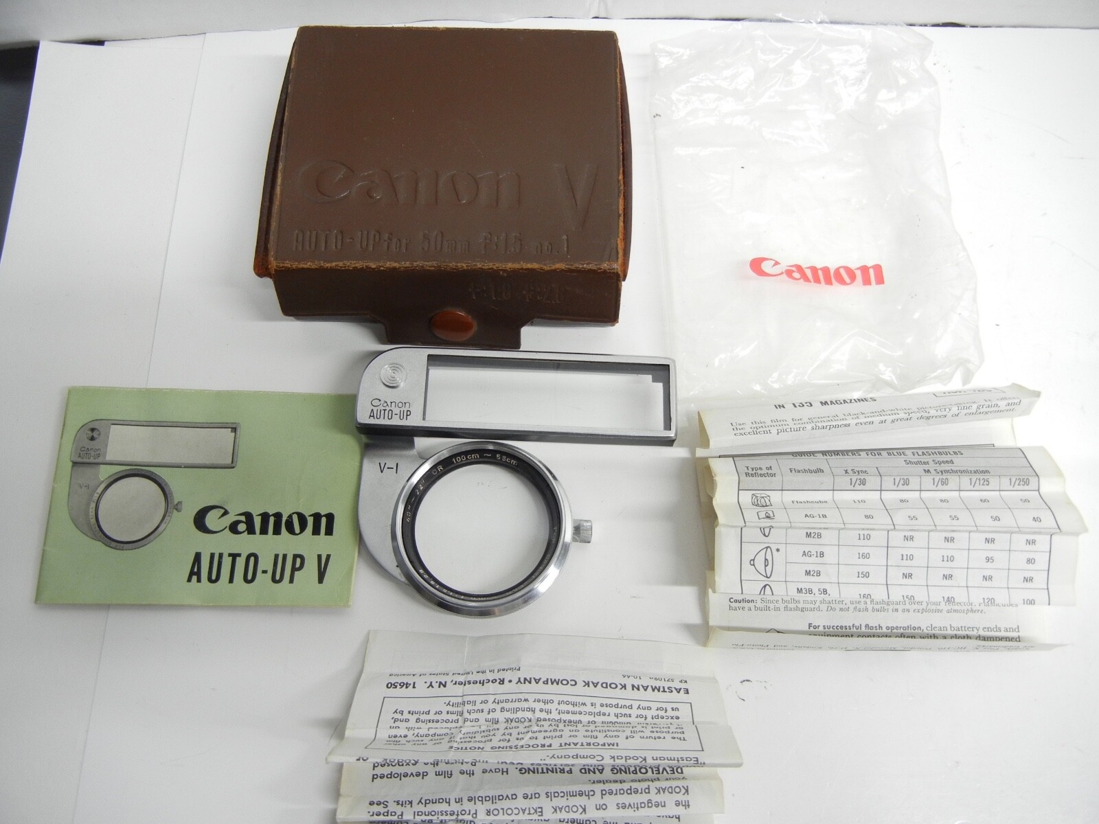 CANON AUTO-UP V-1 Close Up Lens FOR CANON 50mm F1.5, F1.8,F2.8