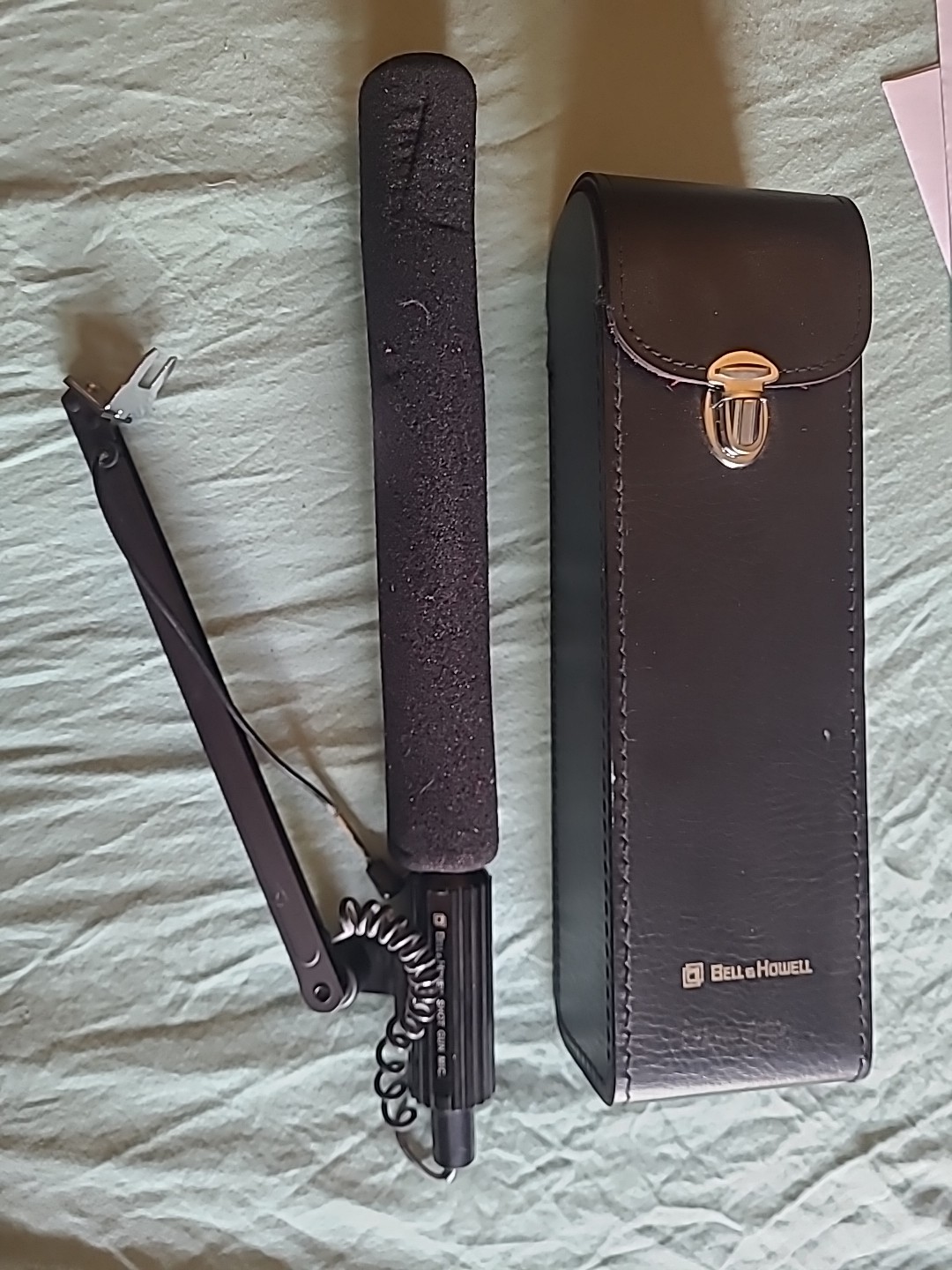 Vintage Bell & Howell Shot Gun Microphone With Case Untested
