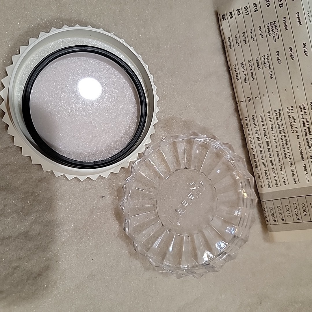 Vintage W Box 1983 ? Tiffen 58mm Black Filter Halation Diffusion Photography Col