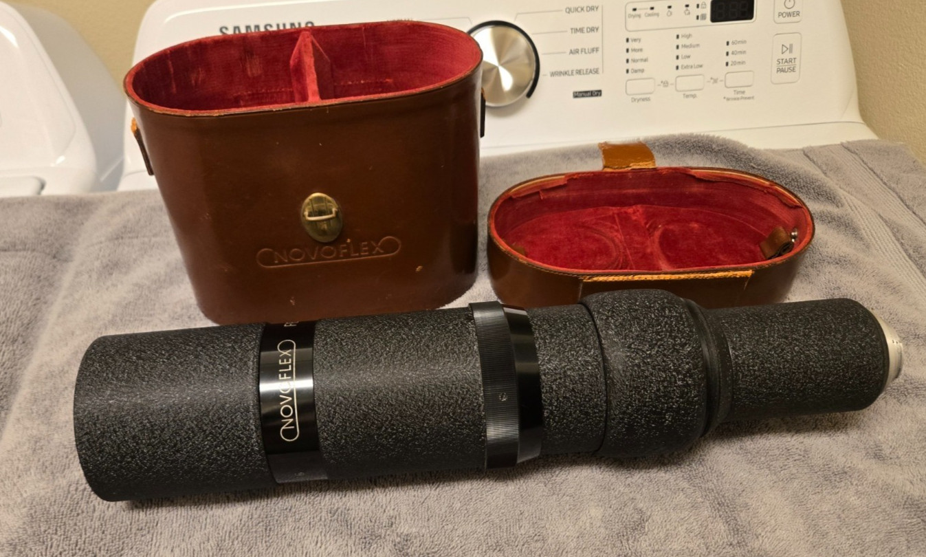 Novoflex fernobjektiv 1:5.6 f=40cm telephoto lens