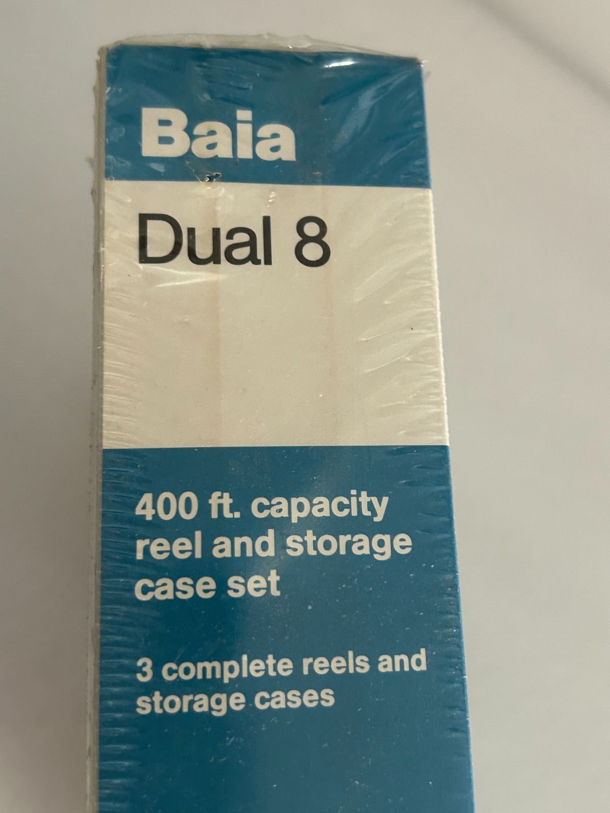 Reel & Storage Case Set 400Ft Capacity 3reels&Cases Hanimex Mfg Baia Dual 8 NEW