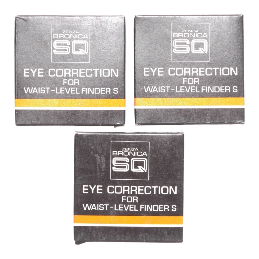 Bronica SQ camera -4,5 Eye Correction for waist level finder S set of 3x units