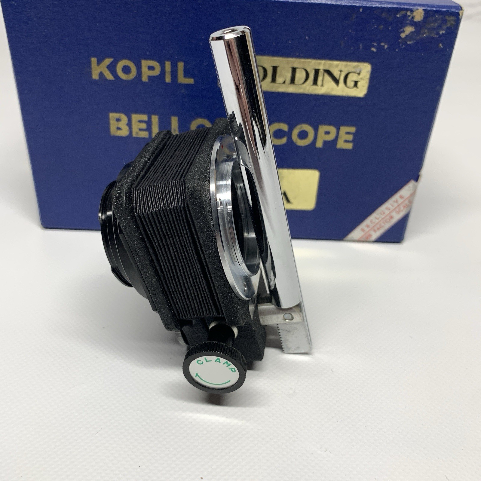 Kopil Folding Bellowscope for Exakta, Box + Instructions