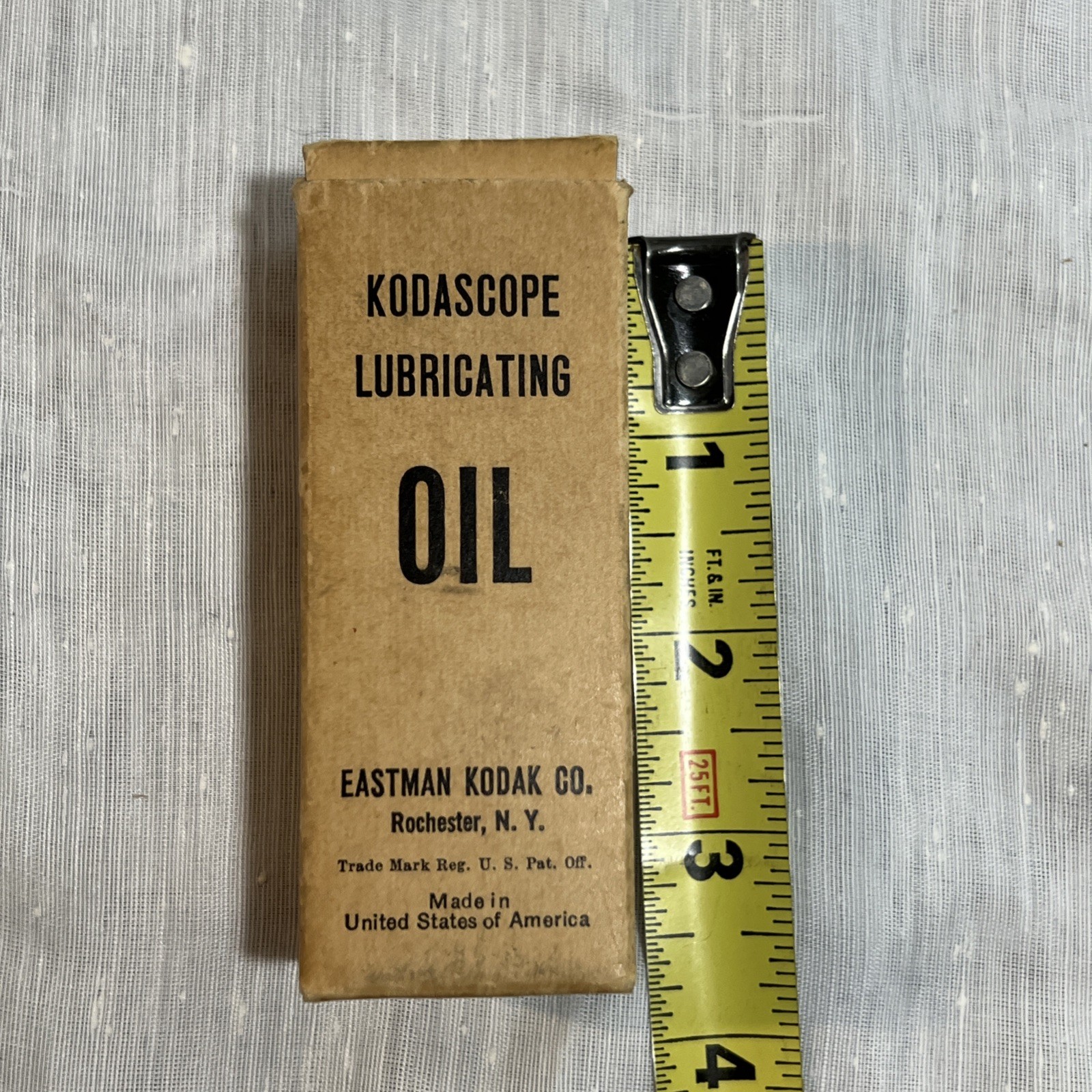 KODASCOPE LUBRICATING OIL EASTMAN KODAK ROCHESTER NY