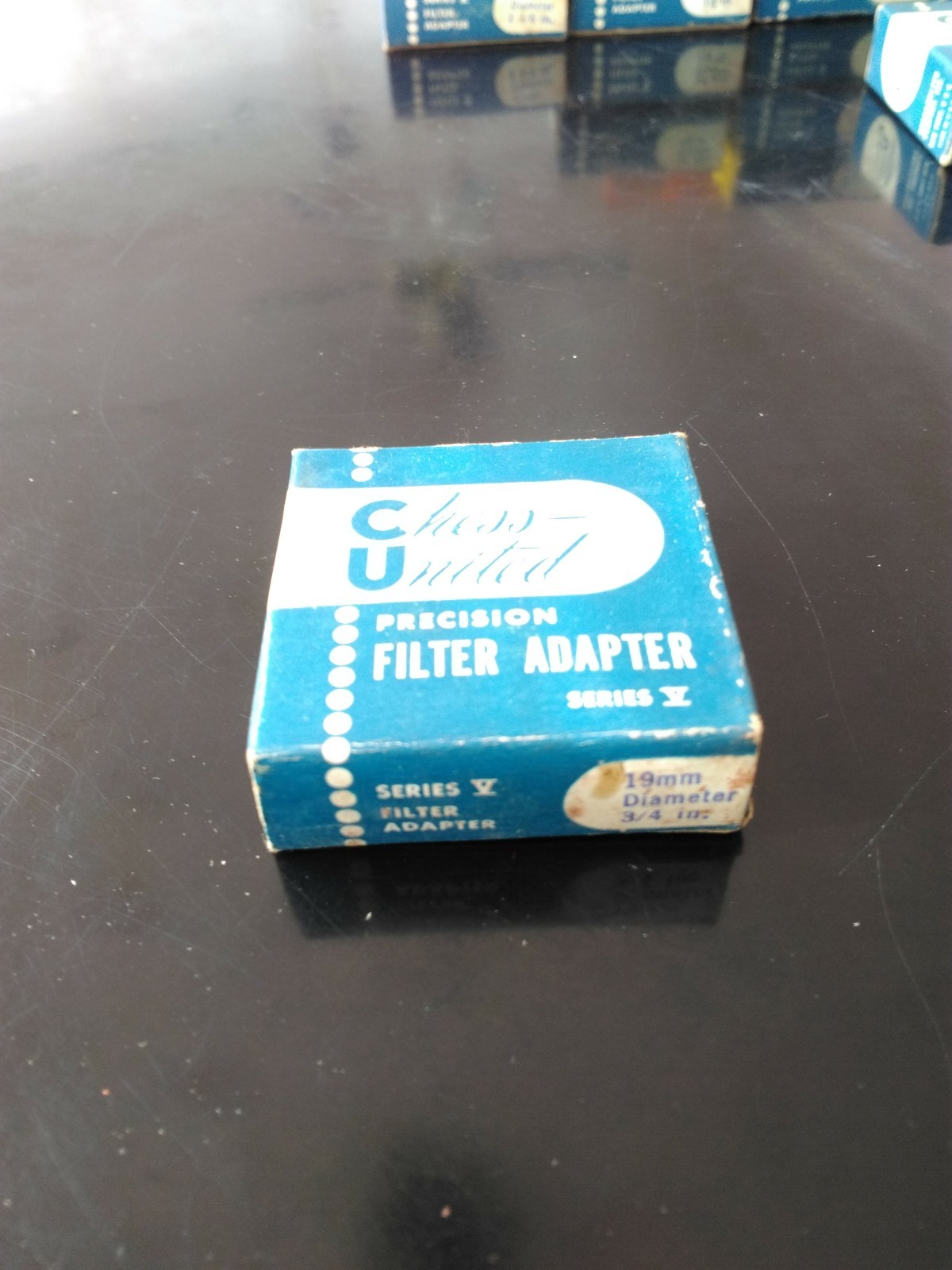 VINTAGE Chess United Series 5 Filter Adapter 19mm 3/4″ (N.O.S) FREE SHIPPING