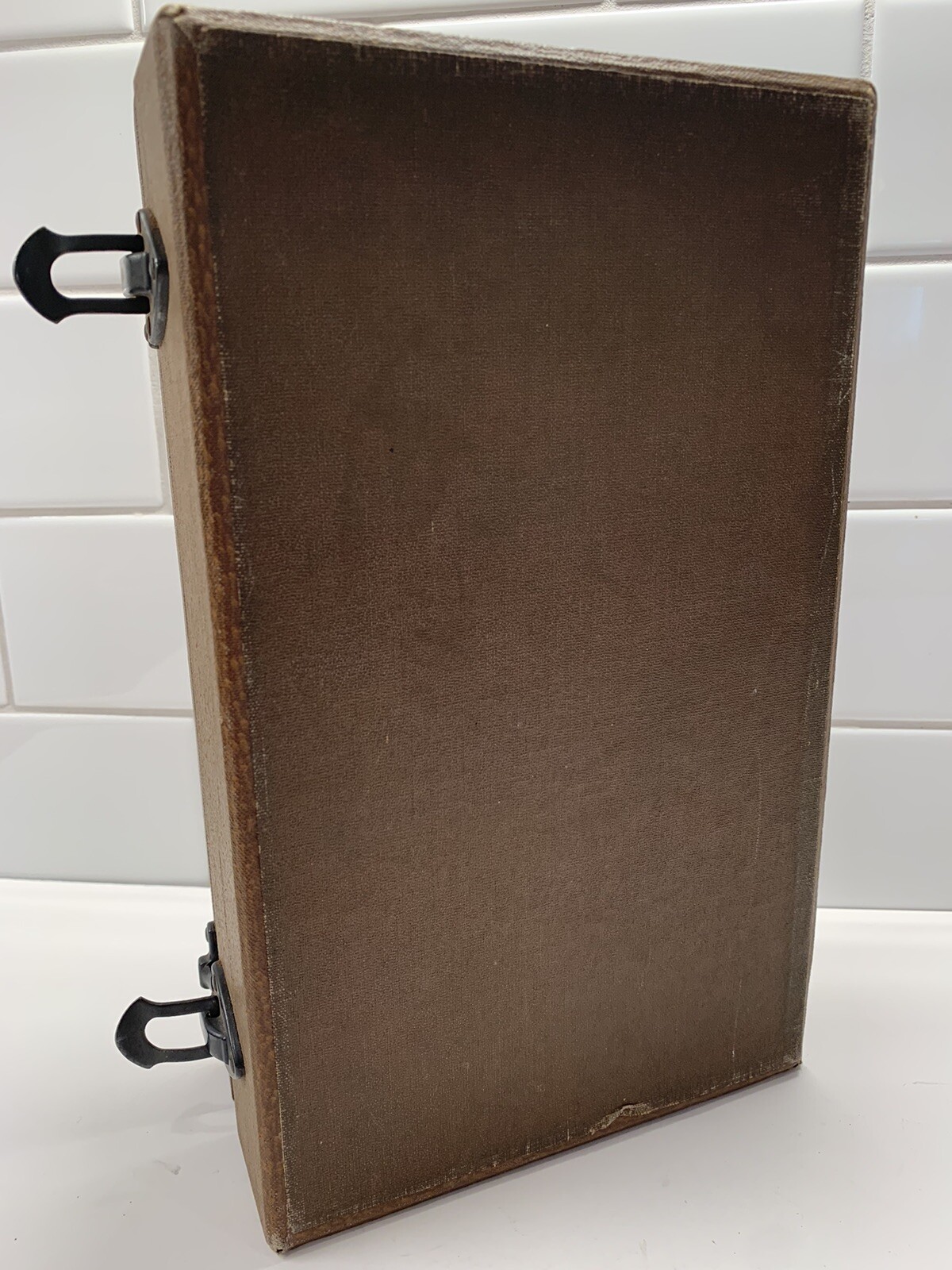 Vintage Barnett & Jaffe Brown Projector Slide Case Box Pennsylvania
