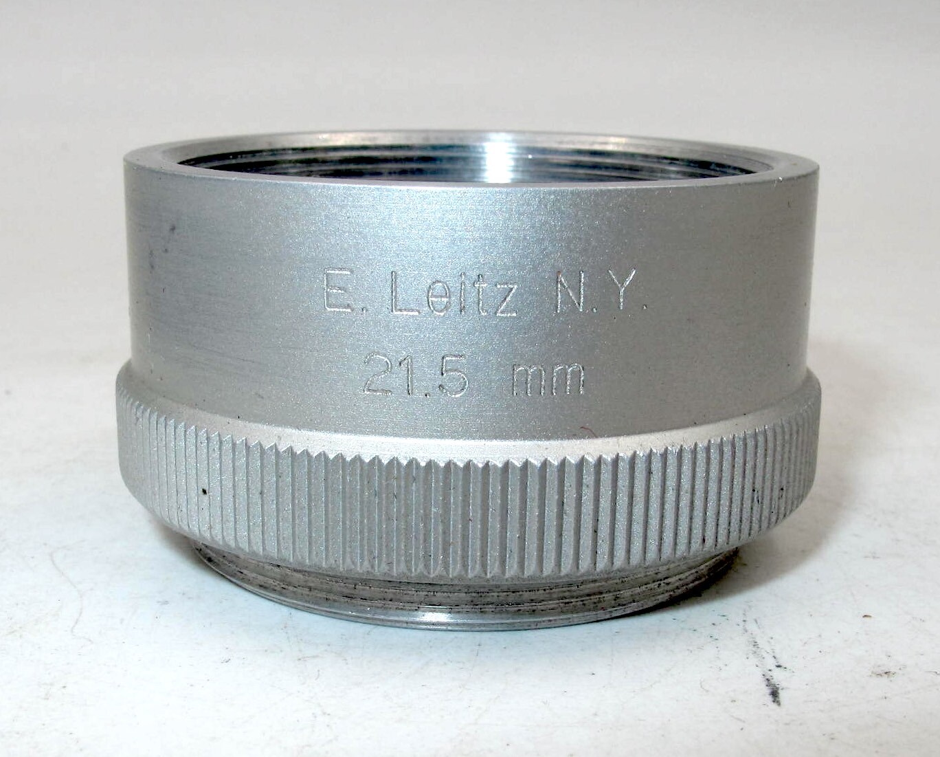*VINTAGE* LEICA E. LEITZ NY 21.5MM CHROME EXTENSION TUBE LTM
