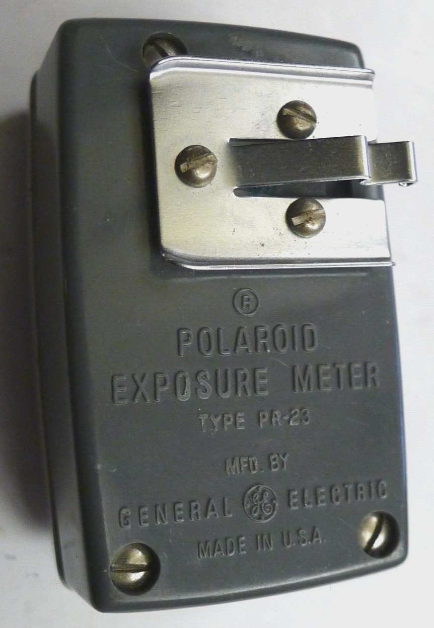 Polaroid Shoe Mount GE Exposure Light Meter Type PR-23 – WORKS