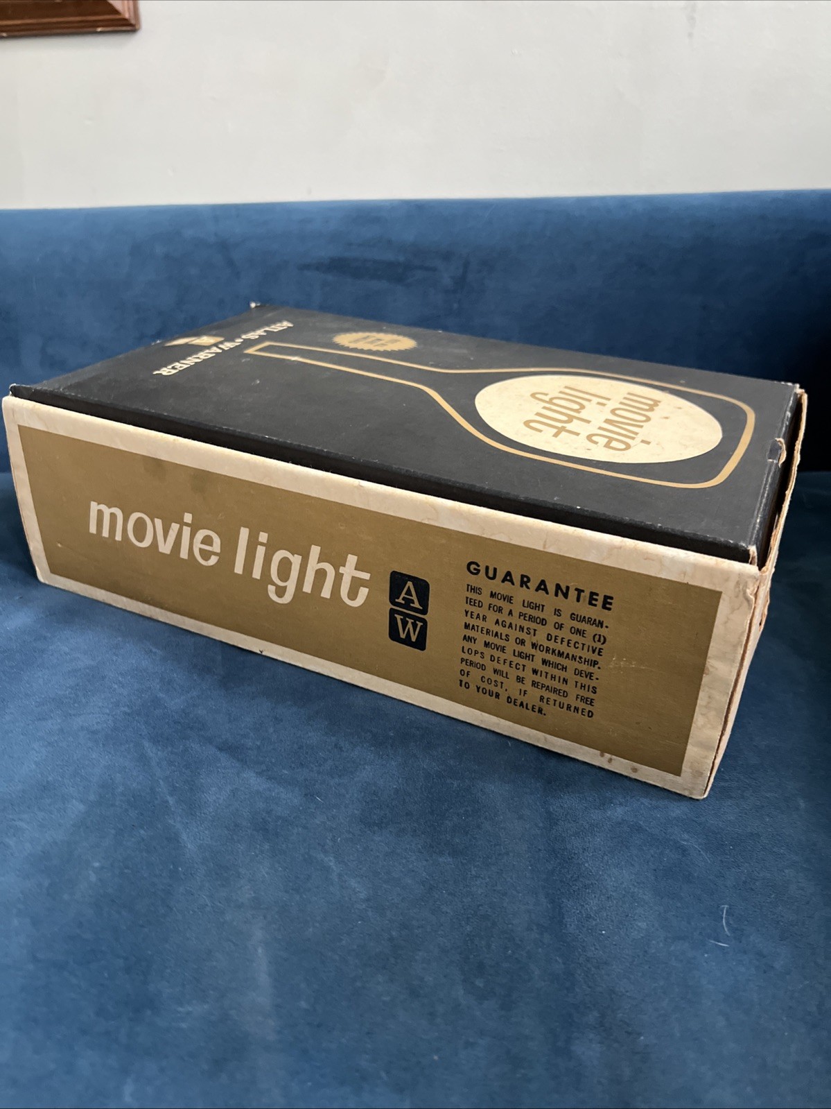 Vintage Atlas Warner 650W Movie Light #1210 in Original Box